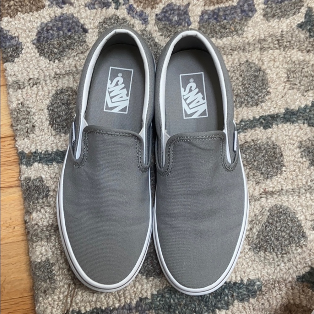 Brand New Grey Slip on Vans